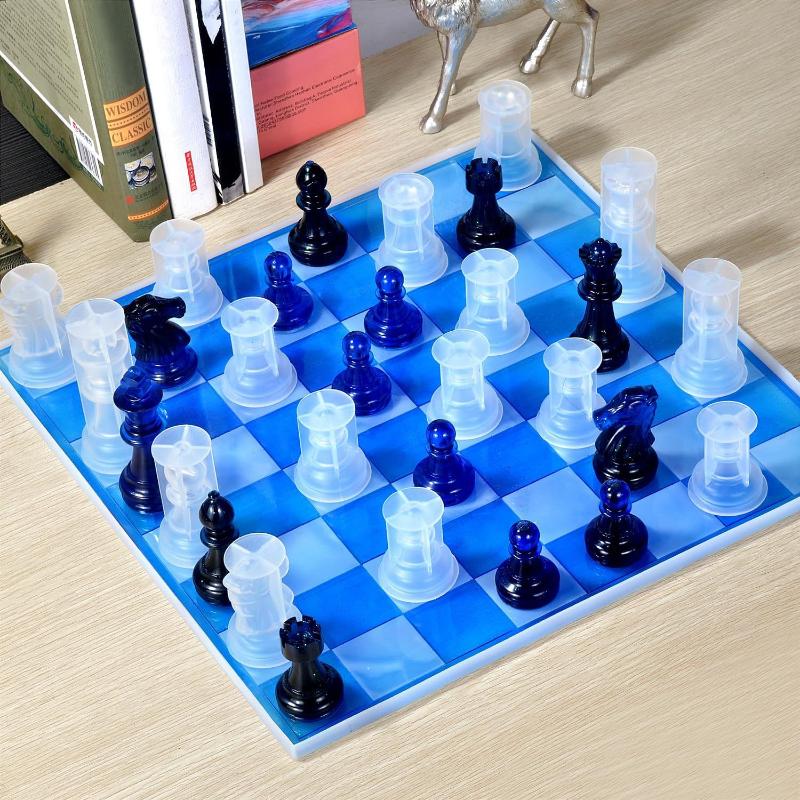 Harz-Schachspiel-Form mit Scha – 3D Printing Chess Bewertung und Preis
