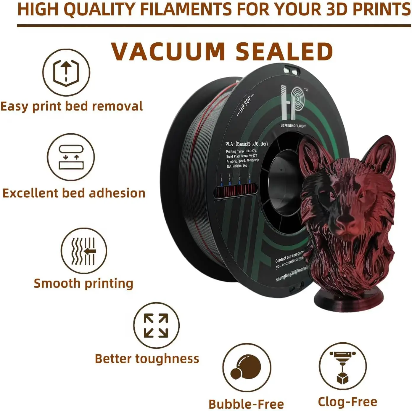 HP3DF 3 Rollen (3 kg) 3D-Druck – 3D Printing Machine Bewertung und Preis