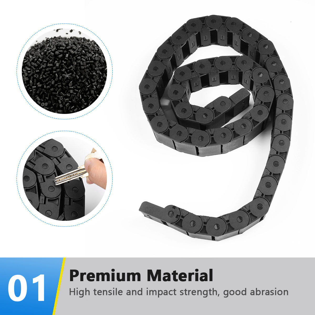 1 m lange schwarze Kunststoff- – 3D Printing Machine Bewertung und Preis