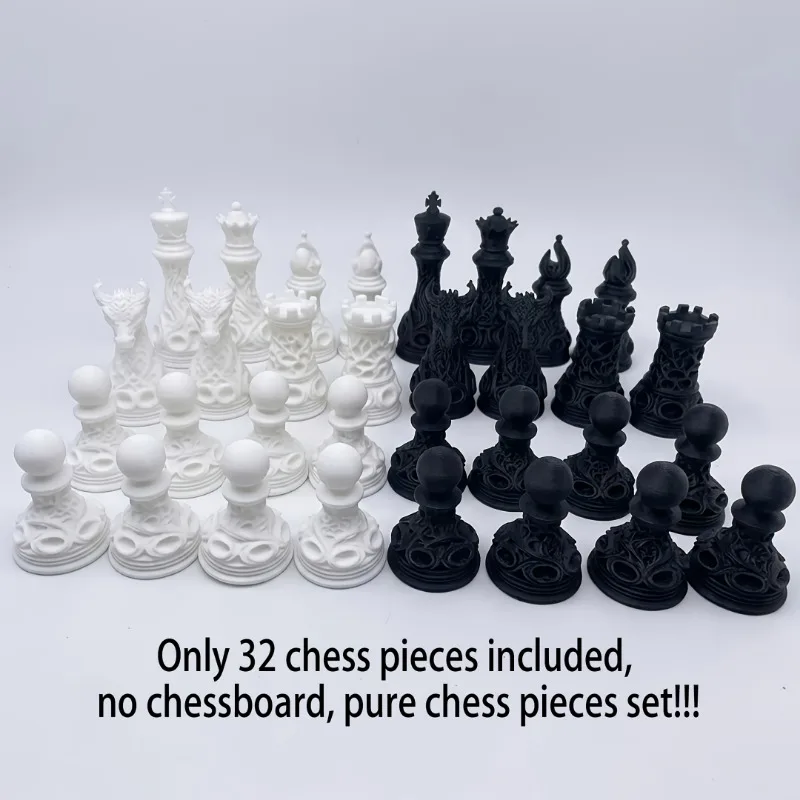 32-teiliges 3D-gedrucktes Plas – 3D Printing Chess Bewertung und Preis