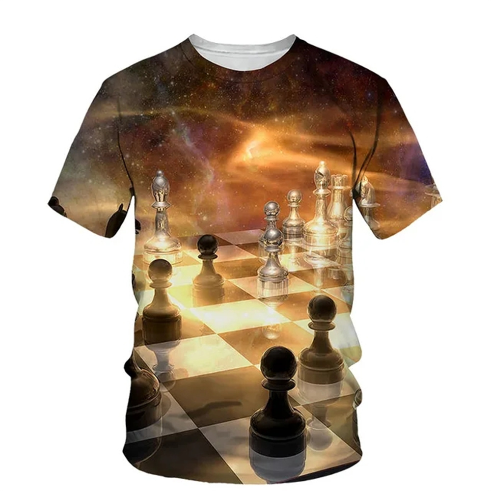 Sommer Schach 3D Druck T-Shirt – 3D Printing Chess Bewertung und Preis