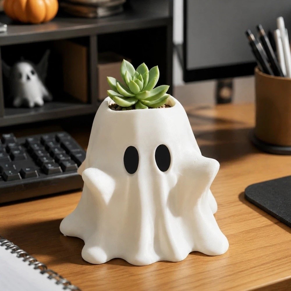3D-gedruckte weiße Geistervase – 3D Printing Cafe Bewertung und Preis