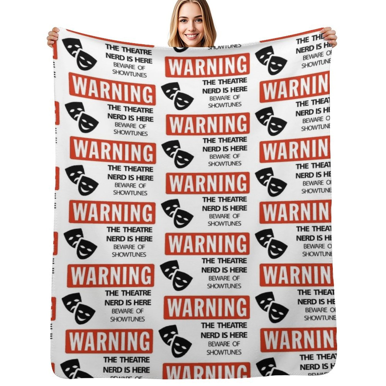 WARNING Theater-Nerd-Decke Wei – 3D Printing Nerd Bewertung und Preis