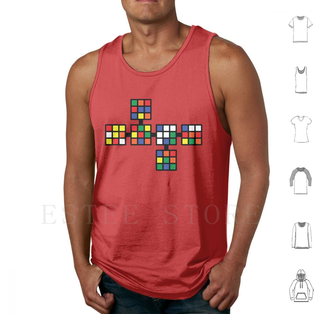 Tanktops Weste ärmellos Würfel – 3D Printing Nerd Bewertung und Preis