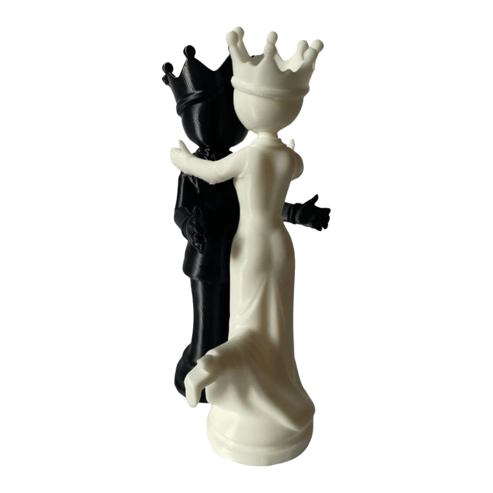 2 Stück Liebespaar-Statue, 3D- – 3D Printing Chess Bewertung und Preis